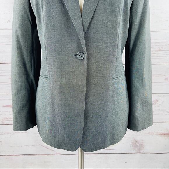 Calvin Klein blazer crosshatch pattern size 10 - Picture 4 of 14